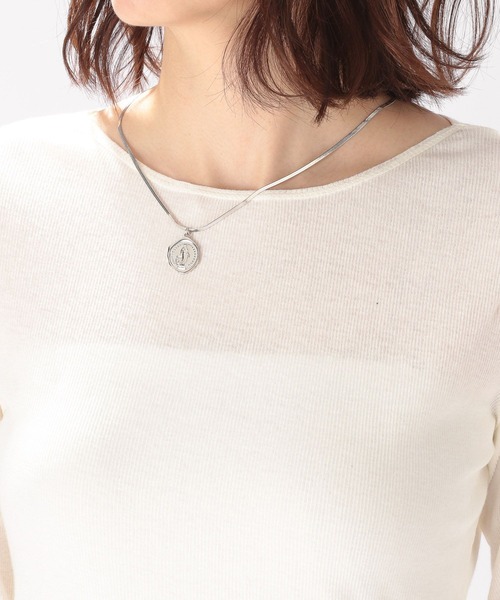 niko and...（ニコアンド）の「キョウネンテレコメロープルオーバー（Tシャツ/カットソー・レディース・ピンク/アイボリー/ブルー/イエロー・MEDIUM/LARGE）」の11枚目の写真