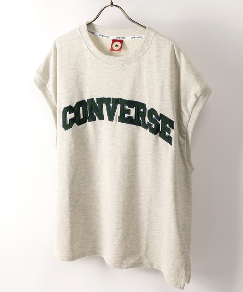 CONVERSE(コンバース)の「【CONVERSE/コンバース】カレッジロゴアップリケスウェットベスト/ビッグシルエット/ユニセックス(ベスト・レディース・チャコールグレー/アッシュグレー/ネイビー/ワイン・M/L/XL)」の15枚目の写真