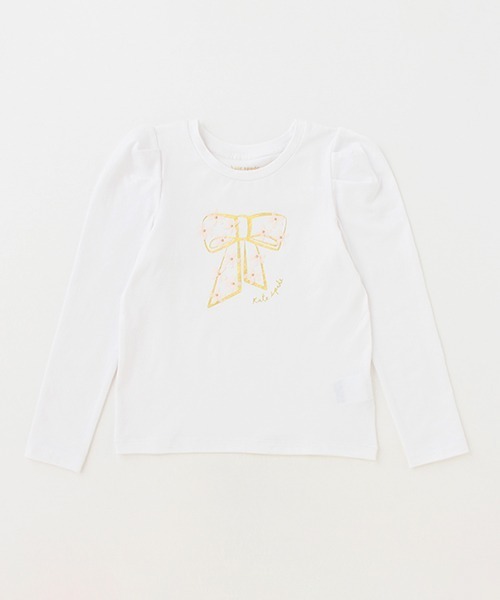 kate spade ホワイト長袖シャツ 140 kate spade new york kids(ケイトスペードニューヨーク)の