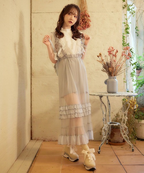 Swankiss（スワンキス）の「PI maid LS/K（スカート・レディース・ブラック/グレー/ピンク・FREE）」の3枚目の写真