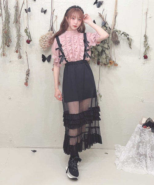 Swankiss（スワンキス）の「PI maid LS/K（スカート・レディース・ブラック/グレー/ピンク・FREE）」の5枚目の写真