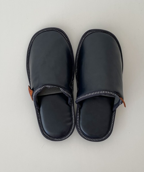 CANAL JEAN(キャナルジーン)の「DULTON PU SLIPPERS EV スリッパ(MEN)/T20-0226L(ルームシューズ/スリッパ・レディース・ブラック/ネイビー/ブラウン・ONE SIZE)」の5枚目の写真