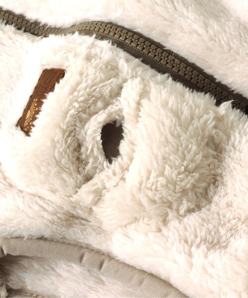 BREEZE（ブリーズ）の「ファーフリースベスト（ベスト・キッズ・チャコール/ピンク/アイボリー/レインボー・140/120/80/90/130/100/110）」の12枚目の写真