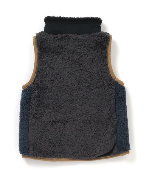 BREEZE（ブリーズ）の「ファーフリースベスト（ベスト・キッズ・チャコール/ピンク/アイボリー/レインボー・140/120/80/90/130/100/110）」の18枚目の写真