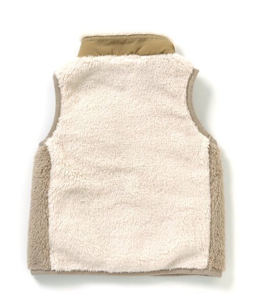 BREEZE（ブリーズ）の「ファーフリースベスト（ベスト・キッズ・チャコール/ピンク/アイボリー/レインボー・140/120/80/90/130/100/110）」の19枚目の写真