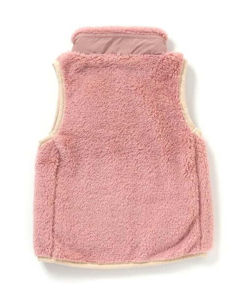 BREEZE（ブリーズ）の「ファーフリースベスト（ベスト・キッズ・チャコール/ピンク/アイボリー/レインボー・140/120/80/90/130/100/110）」の20枚目の写真