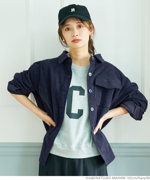 coca(coca)(コカ)の「コーデュロイシャツジャケット(その他アウター・レディース・ブラウン/ネイビー・M/L)」の12枚目の写真