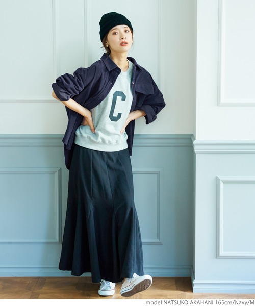 coca(coca)(コカ)の「コーデュロイシャツジャケット(その他アウター・レディース・ブラウン/ネイビー・M/L)」の6枚目の写真