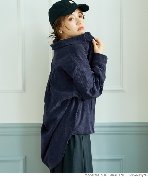 coca(coca)(コカ)の「コーデュロイシャツジャケット(その他アウター・レディース・ブラウン/ネイビー・M/L)」の11枚目の写真