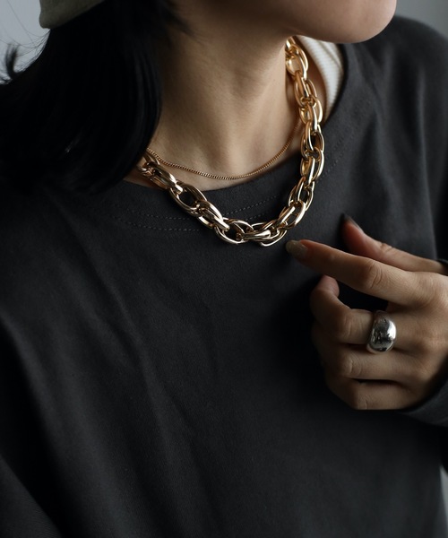 ap retro（アプレトロ）の「チェーンネックレス（ネックレス・レディース・ゴールド・FREE）」の5枚目の写真