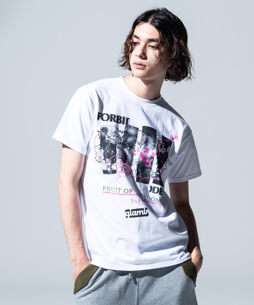 glamb(グラム)の「Forbidden Fruit T / フォビドゥンフルーツT(Tシャツ/カットソー・メンズ・ホワイト/ブラック・M/L/XL)」の19枚目の写真
