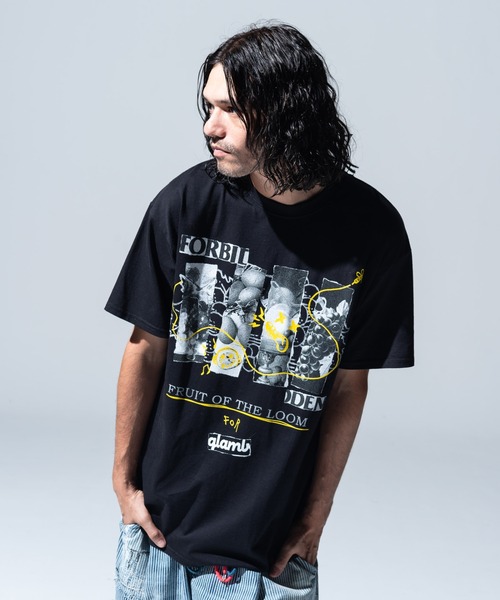 glamb(グラム)の「Forbidden Fruit T / フォビドゥンフルーツT(Tシャツ/カットソー・メンズ・ホワイト/ブラック・M/L/XL)」の7枚目の写真