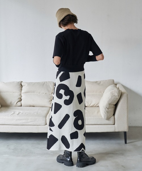 VACANCY（ヴァカンシー）の「バケットニットハット（ハット・レディース・ブラック/ベージュ・FREE）」の7枚目の写真