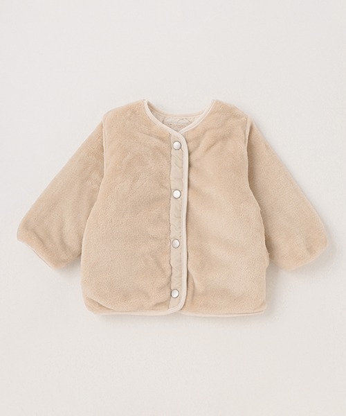 petit main(プティマイン)の「チェリー総柄ブルゾン(ブルゾン・キッズ・ライトベージュ/アイボリー/ネイビー・90cm/110cm/130cm/80cm/100cm/120cm)」の7枚目の写真