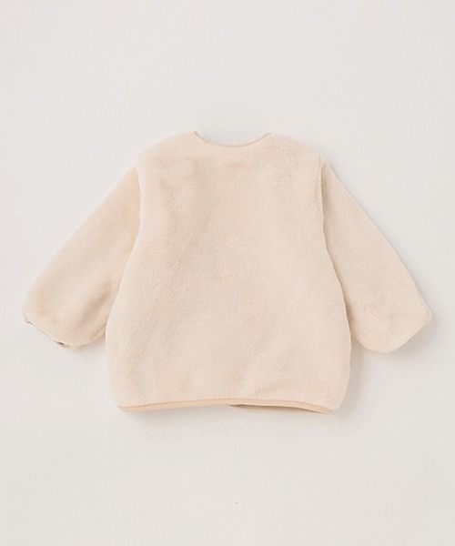 petit main(プティマイン)の「チェリー総柄ブルゾン(ブルゾン・キッズ・ライトベージュ/アイボリー/ネイビー・90cm/110cm/130cm/80cm/100cm/120cm)」の10枚目の写真