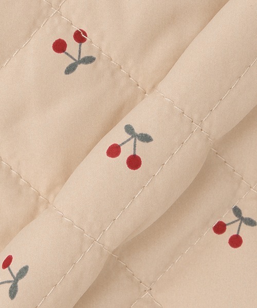 petit main(プティマイン)の「チェリー総柄ブルゾン(ブルゾン・キッズ・ライトベージュ/アイボリー/ネイビー・90cm/110cm/130cm/80cm/100cm/120cm)」の16枚目の写真