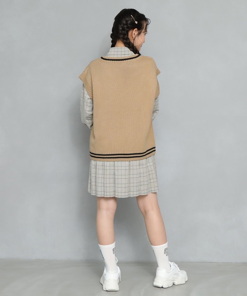 PINKHUNT(ピンクハント)の「PINKHUNT ネクタイ付きワンピース 7543K(ワンピース・キッズ・ベージュ/ブラック・160cm/140cm/130cm/150cm/120cm)」の20枚目の写真
