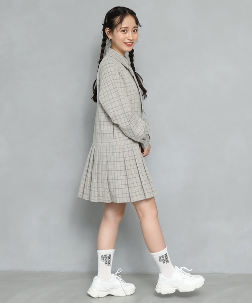 PINKHUNT(ピンクハント)の「PINKHUNT ネクタイ付きワンピース 7543K(ワンピース・キッズ・ベージュ/ブラック・160cm/140cm/130cm/150cm/120cm)」の16枚目の写真