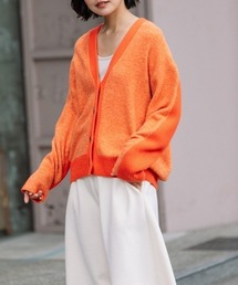 Munich | Munich（ミューニック）ブラッシュヤーン×メリノウールカーディガン/MN222K26(カーディガン/ボレロ)