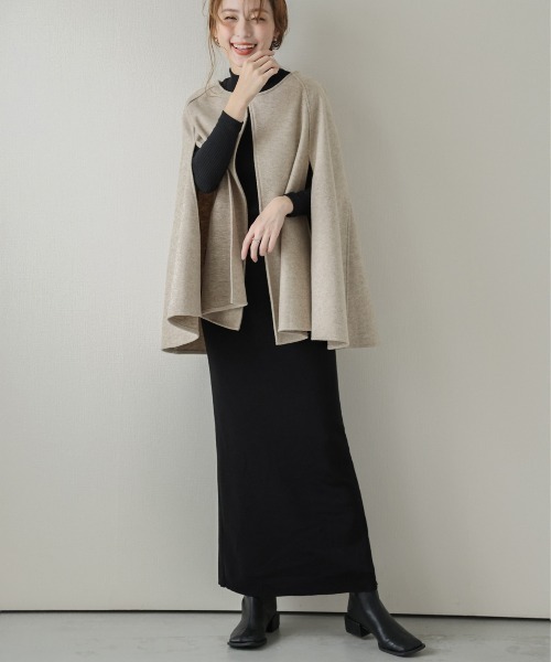 SUGAR BISKET（シュガービスケット）の「ケープコート（その他アウター・レディース・ブラウン/チャコールグレー/ベージュ/ブラック・フリー）」の17枚目の写真