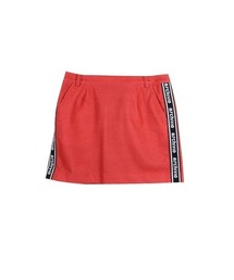 <LADIES>アルチビオゴルフウェア スポーティサイドロゴテープスカート