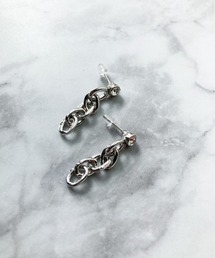 YU-KA : CZスウィングチェーンピアス
