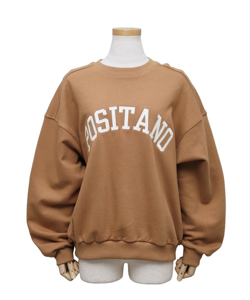 reca（レカ）の「スウェットアーチロゴトレーナー（スウェット・レディース・ブラウン/オートミール/ネイビー・FREE）」の5枚目の写真