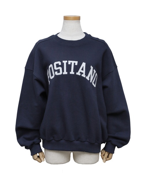 reca（レカ）の「スウェットアーチロゴトレーナー（スウェット・レディース・ブラウン/オートミール/ネイビー・FREE）」の6枚目の写真