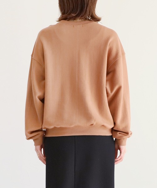 reca（レカ）の「スウェットアーチロゴトレーナー（スウェット・レディース・ブラウン/オートミール/ネイビー・FREE）」の11枚目の写真