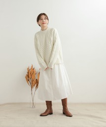 URBAN RESEARCH DOORS | ケーブルクルーネックニット(ニット/セーター)