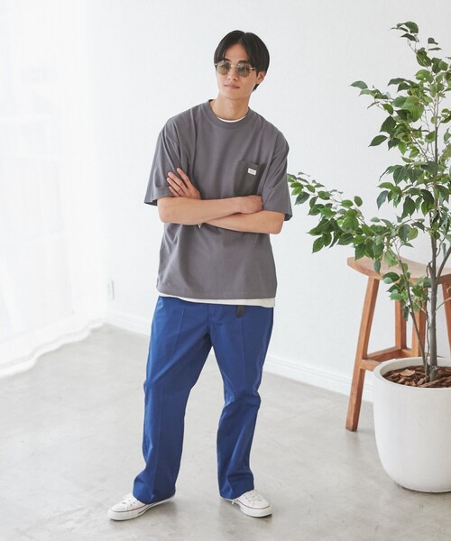 SMITH'S（スミス）の「SMITH'S（スミス）別注ポケットTシャツ（WEB限定カラー）（Tシャツ/カットソー・メンズ・ダークグリーン/ダークグレー/ホワイト/ネイビー・M/S/L/XL）」の11枚目の写真