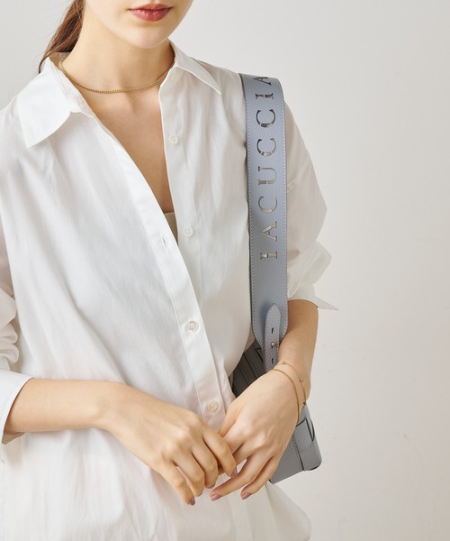 IACUCCI（イアクッチ）の「トラコッラ ショートベルト CERVO（その他小物・レディース・サンドベージュ/ライトグレー/アイボリー/ブラック/ピンク/グリーン/ベージュ系・FREE）」の4枚目の写真