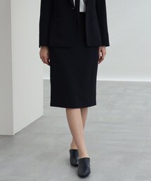 ◆【定番スーツ/通勤/洗える】ストレートスカート