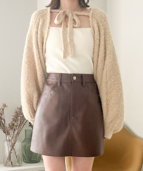 Heather（ヘザー）の「ブークレボレロカーディガン 179478