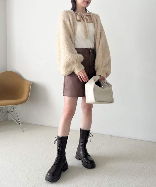 Heather（ヘザー）の「ブークレボレロカーディガン 179478