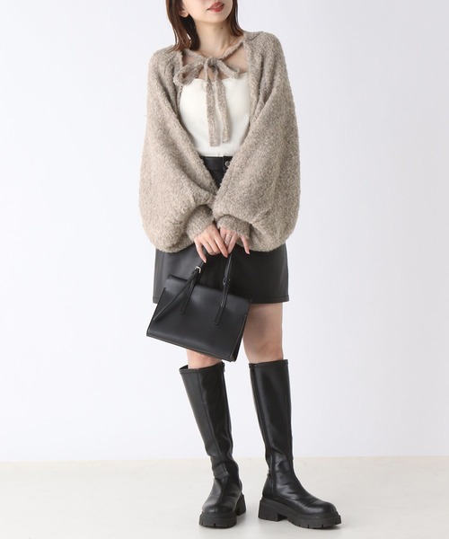 Heather（ヘザー）の「ブークレボレロカーディガン 179478