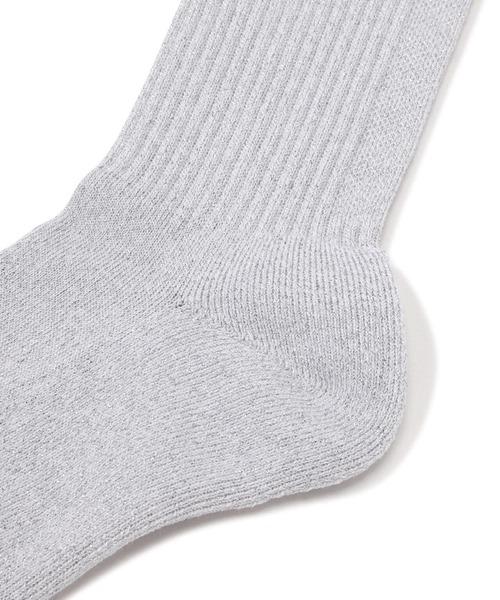 Toironier（トワロニエ）の「Toironier/トワロニエ/Lame Socks/ラメソックス（ソックス/靴下・メンズ・ブラック/シルバー・F）」の5枚目の写真