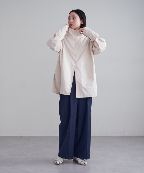 mline（エムライン）の「【2サイズ展開】[mline]セットアップスラックスパンツ（スラックス・レディース・ベージュ/ネイビー/グレー・1/2）」の20枚目の写真