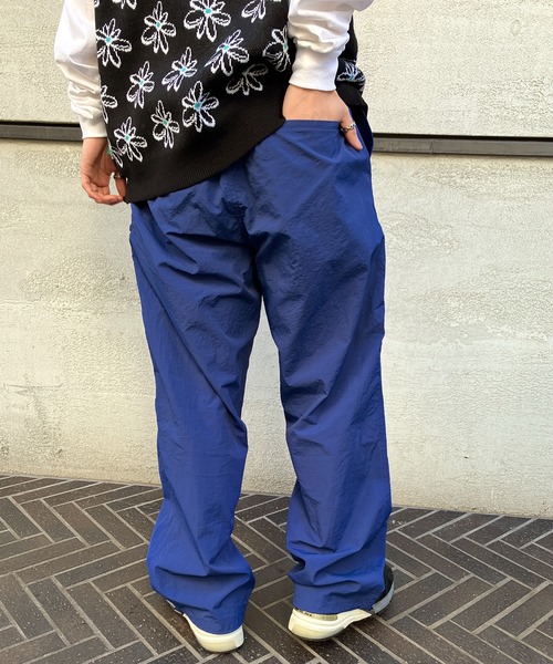 Snap club（スナップクラブ）の「【Snap club】サークル刺繍 ナイロンイージーパンツ（その他パンツ・メンズ・カモフラージュ/グリーン/ブラウン/ホワイト/ブラック/ブルー・L/M）」の15枚目の写真