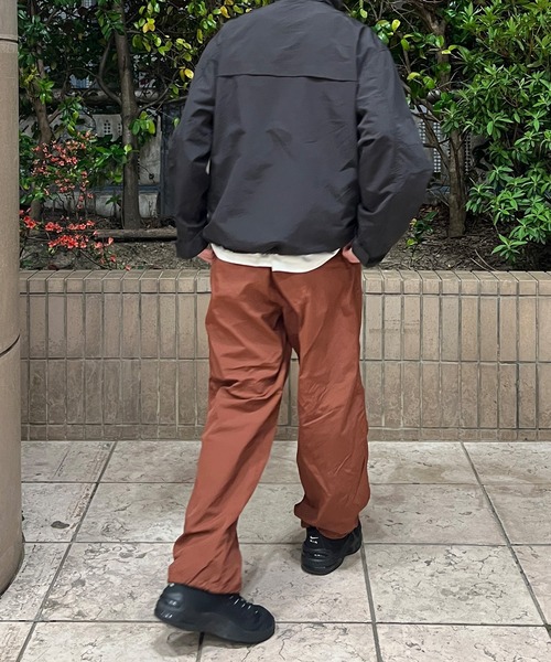 Snap club】サークル刺繍 ナイロンイージーパンツ（その他パンツ