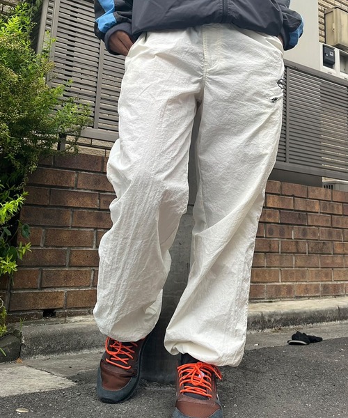 Snap club（スナップクラブ）の「【Snap club】サークル刺繍 ナイロンイージーパンツ（その他パンツ・メンズ・カモフラージュ/グリーン/ブラウン/ホワイト/ブラック/ブルー・L/M）」の8枚目の写真