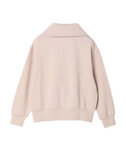 earth music&ecology（アースミュージックアンドエコロジー）の「ハーフZIPウラケプルオーバー（Tシャツ/カットソー・レディース・ブラック/アイボリー/オートミール/ピンクベージュ・FREE）」の14枚目の写真