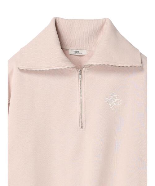 earth music&ecology（アースミュージックアンドエコロジー）の「ハーフZIPウラケプルオーバー（Tシャツ/カットソー・レディース・ブラック/アイボリー/オートミール/ピンクベージュ・FREE）」の15枚目の写真