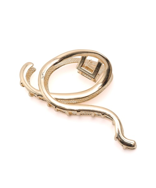 VIS（ビス）の「ウェービーラインメタルバンス（バレッタ/ヘアクリップ・レディース・シルバー/ゴールド・FREE）」の5枚目の写真