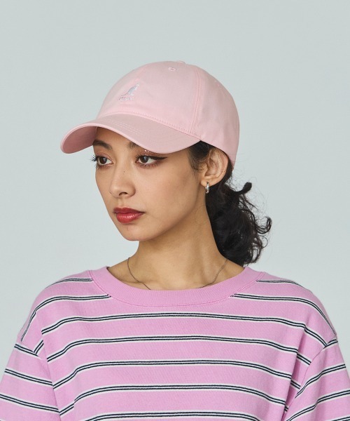 KANGOL（カンゴール）の「【別注】KANGOL SMU COTTON BASEBALL（キャップ・メンズ・ホワイト/ブラック/ベージュ/ピンク/アイボリー/ネイビー・L/XL/XXL）」の22枚目の写真
