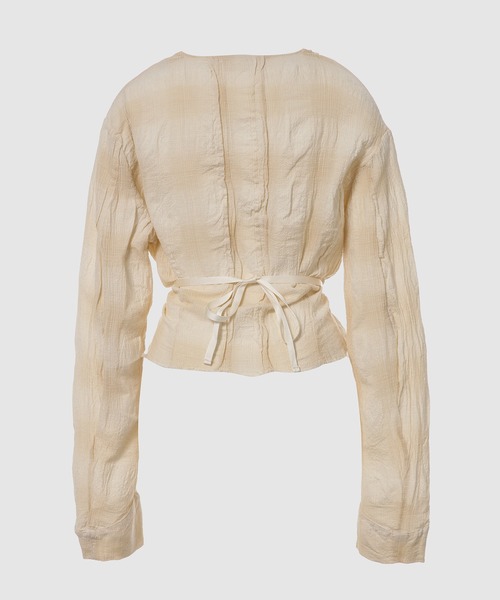 Our Legacy（アワーレガシー）の「PLEATED BLOUSE（シャツ/ブラウス・レディース・ベージュ系その他・32/34）」の2枚目の写真
