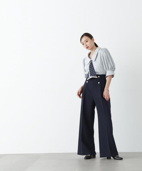 モノグラムスカーフツキブラウス JILL by JILLSTUART JILL by JILL STUART（ジルバイジルスチュアート）の