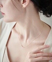 ete（エテ）の「K10YG レイヤー ツイスト ネックレス（ネックレス