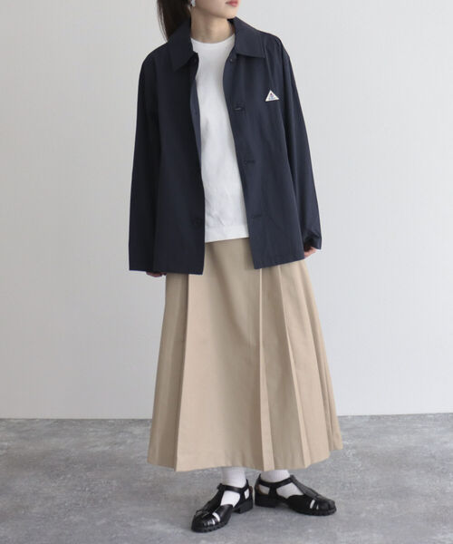 GEVACO（ゲバコ）の「【GEVACO/ゲバコ】ウェザーショートブルゾン（ブルゾン・レディース・ベージュ/ネイビー・36/38）」の7枚目の写真