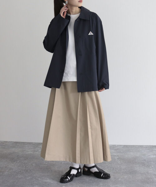 GEVACO（ゲバコ）の「【GEVACO/ゲバコ】ウェザーショートブルゾン（ブルゾン・レディース・ベージュ/ネイビー・36/38）」の8枚目の写真